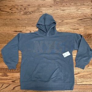 NWT Girls SO Hoodie Size 14/16 NYC studs design
